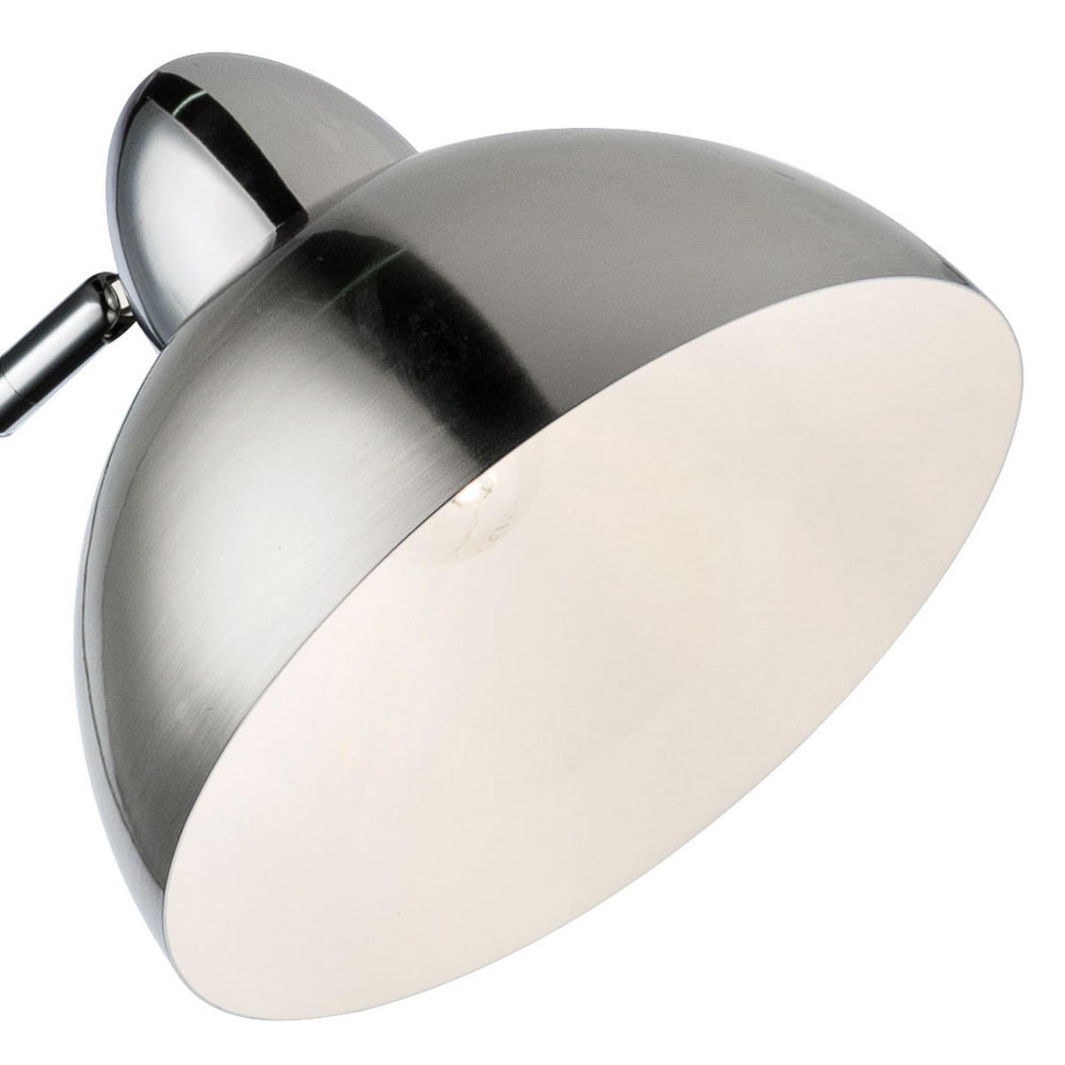 LED STEHLEUCHTE ANITA Silber matt - Silberfarben, Metall (50/23/155cm) - Globo Lighting