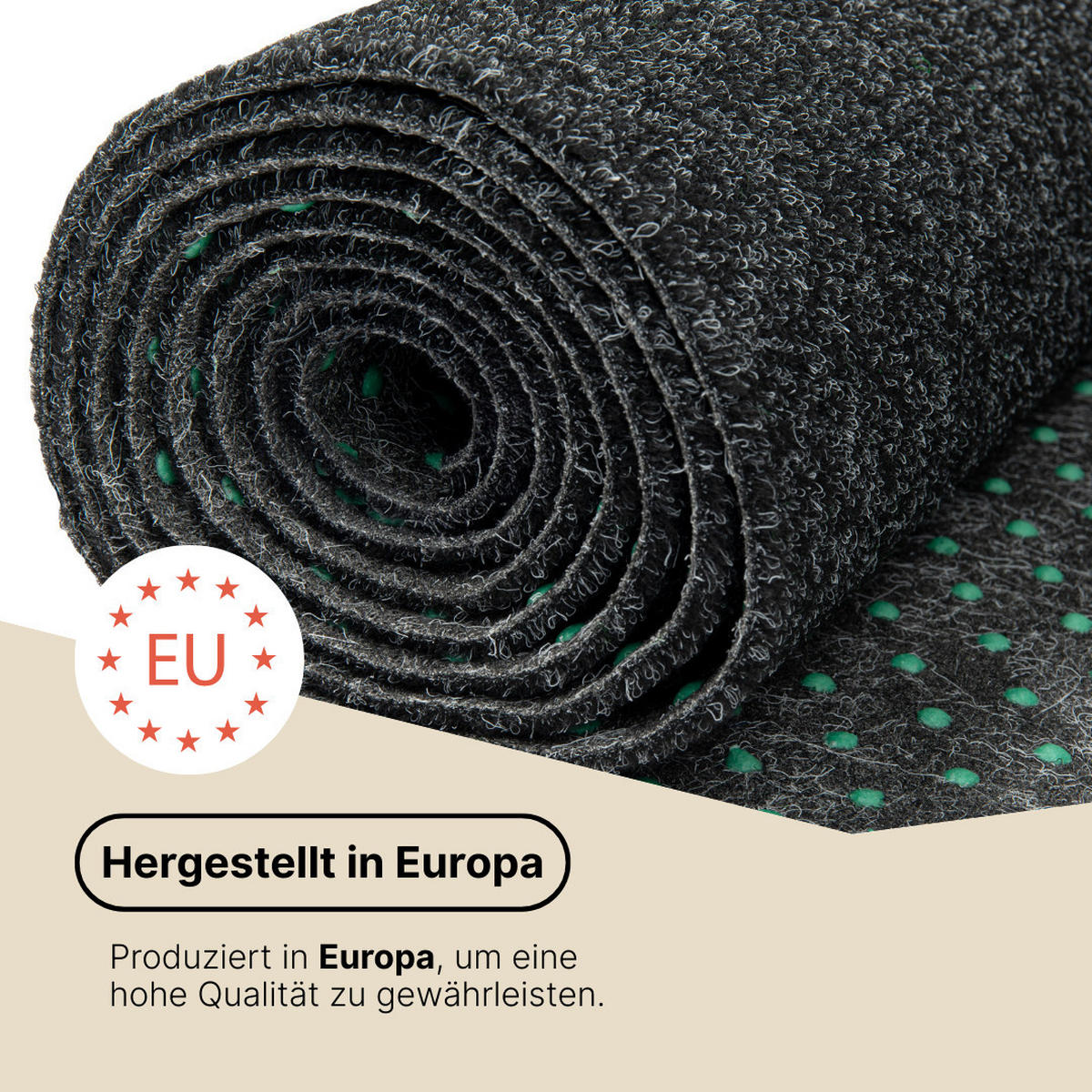 KUNSTRASEN Magic Forest 6,5 mm – Rasenteppich für Balkon, Terrasse & Garten, wetterfest 200/550 cm - Anthrazit, Textil (200/550cm) - Tapiso
