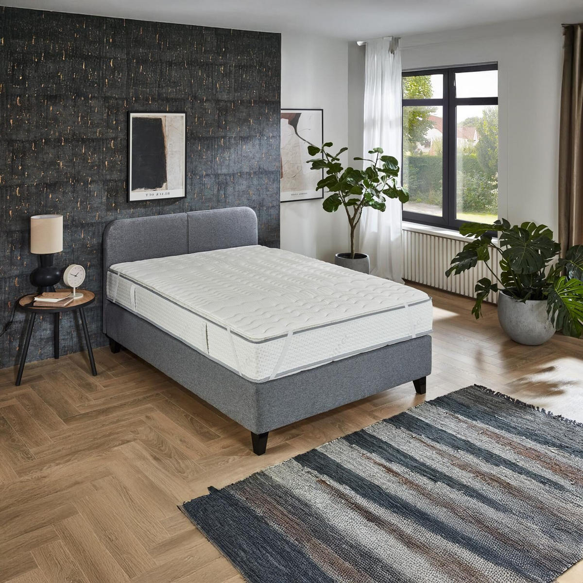 TOPPER 90x200 cm - Weiß, Textil (90/200cm)