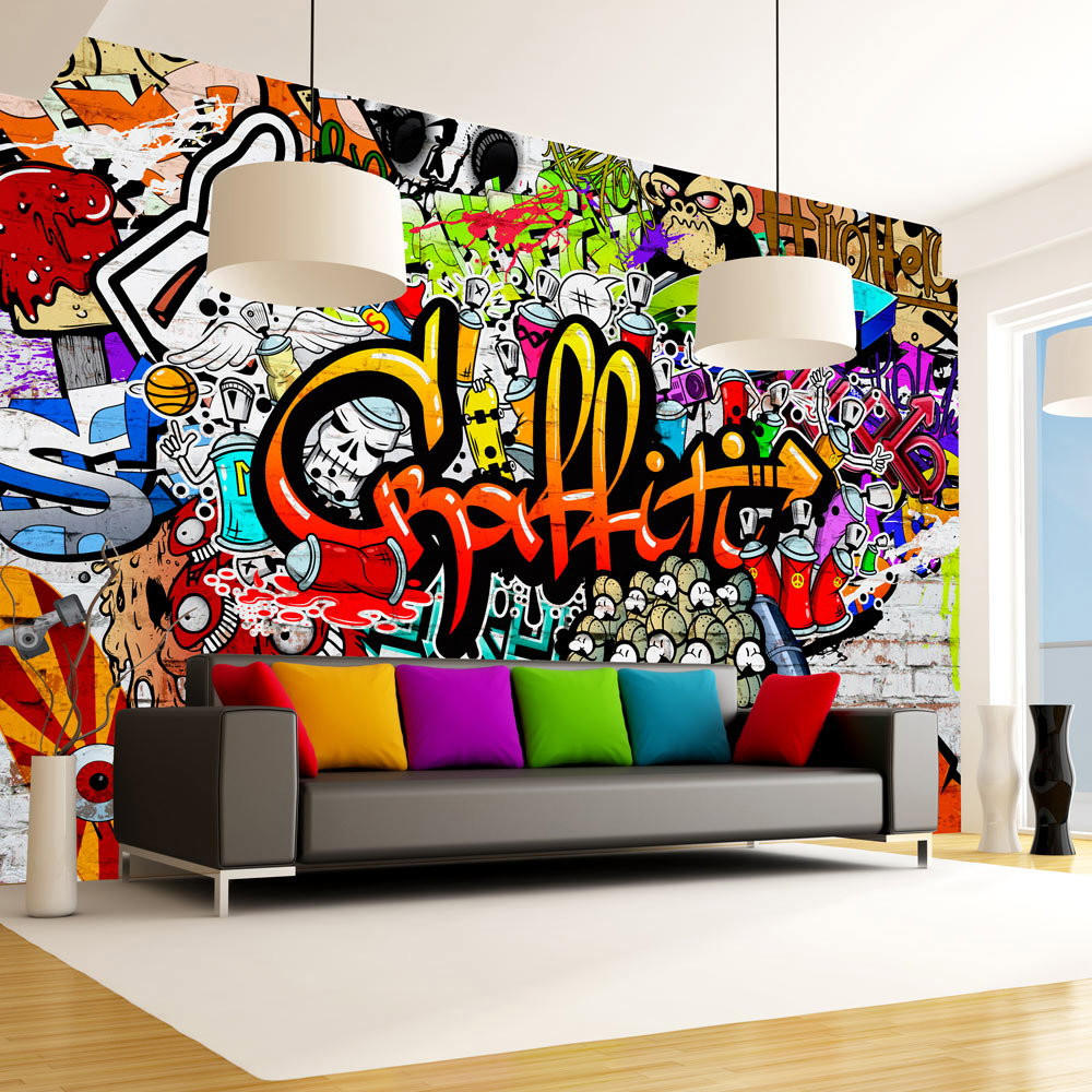 VLIESTAPETE Bunt 300/210 cm - Multicolor, Textil (300/1cm) - KUNSTLOFT