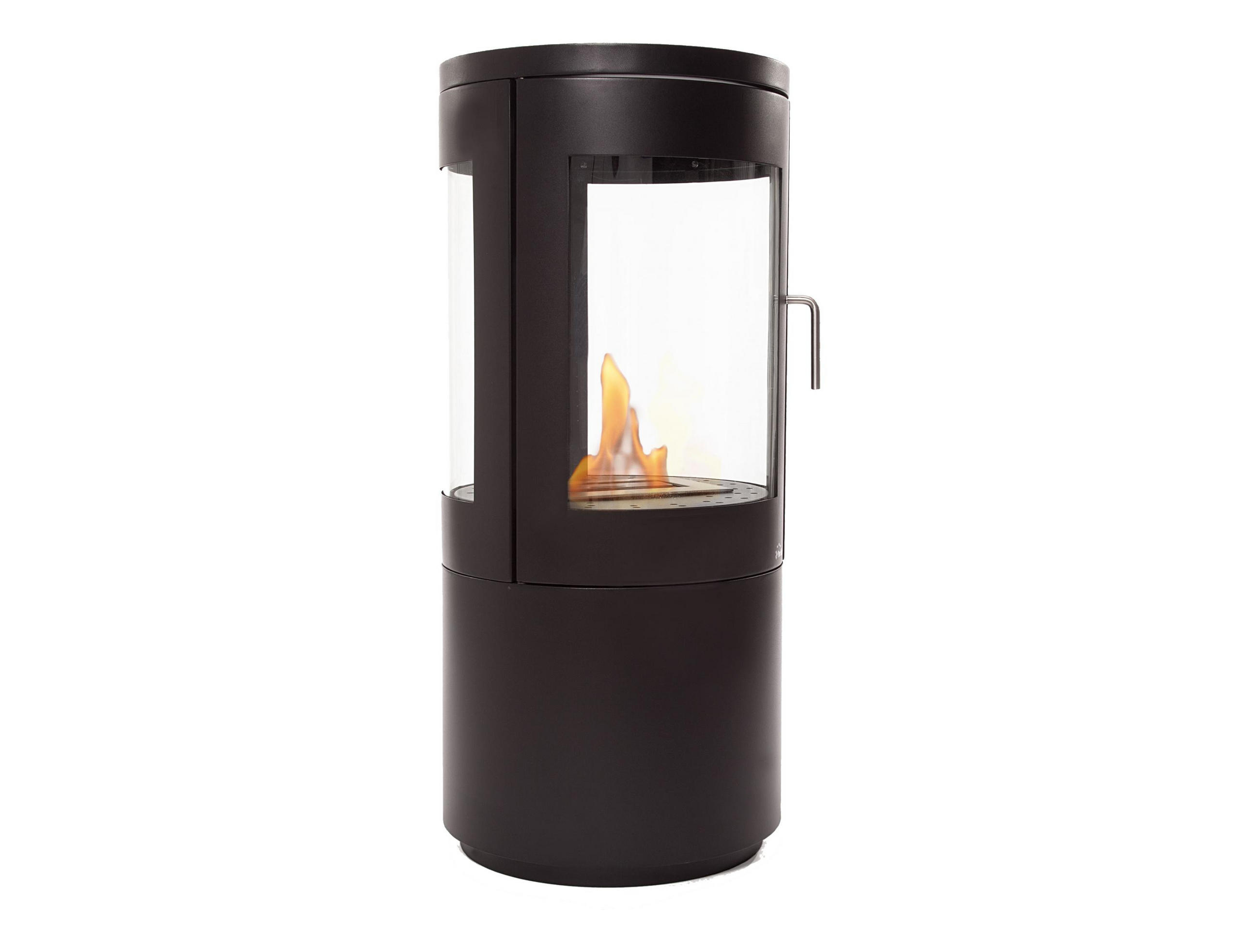 Purline Bioethanol-Ofen Schwarz 43x95x43 cm