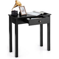 KONSOLENTISCH 71cm Schwarz - Schwarz, Holz (71/30/71cm) - COSTWAY