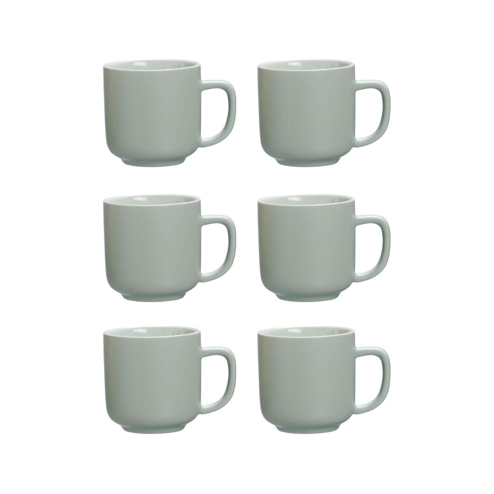 ESPRESSOTASSEN Jasper mint 100 ml 6er Set - Mintgrün, Keramik (0.1L) - Ritzenhoff Breker