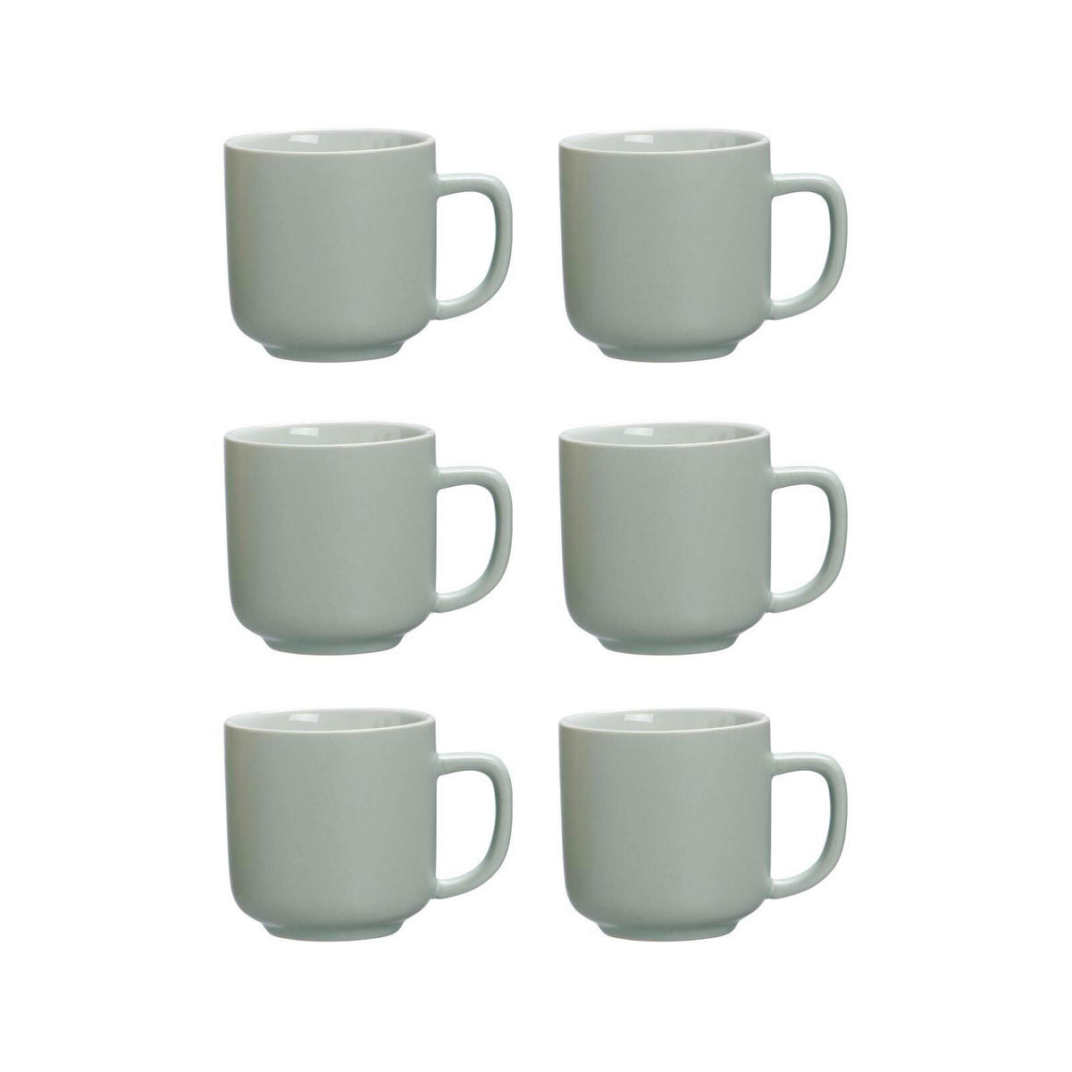 ESPRESSOTASSEN Jasper mint 100 ml 6er Set - Mintgrün, Keramik (0.1L) - Ritzenhoff Breker