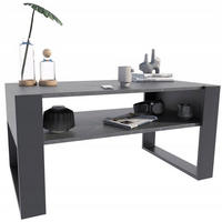 COUCHTISCH KAJA Naturstein 100/53,6/50 cm - Grau, Holzwerkstoff (53.6/100/50cm) - Matkam Möbel