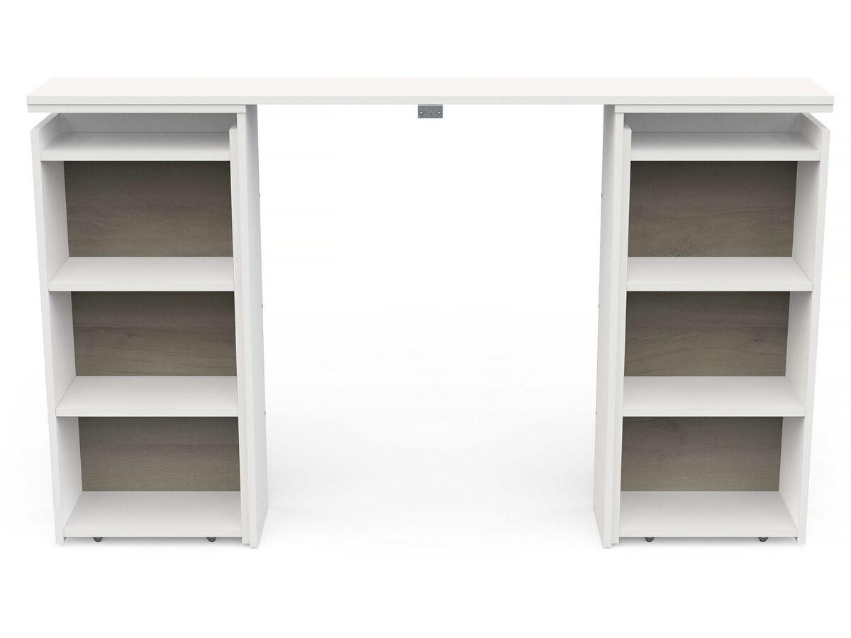 KOPFTEIL UND LATTENROSTSCHUTZ clyde weiss - Eschefarben, Holzwerkstoff (21.6/87.7/44.9cm) - Calicosy