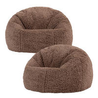KINDERSITZSACK Kingston Fleece 2er Set - Mokka, Textil (80/45/80cm) - icon