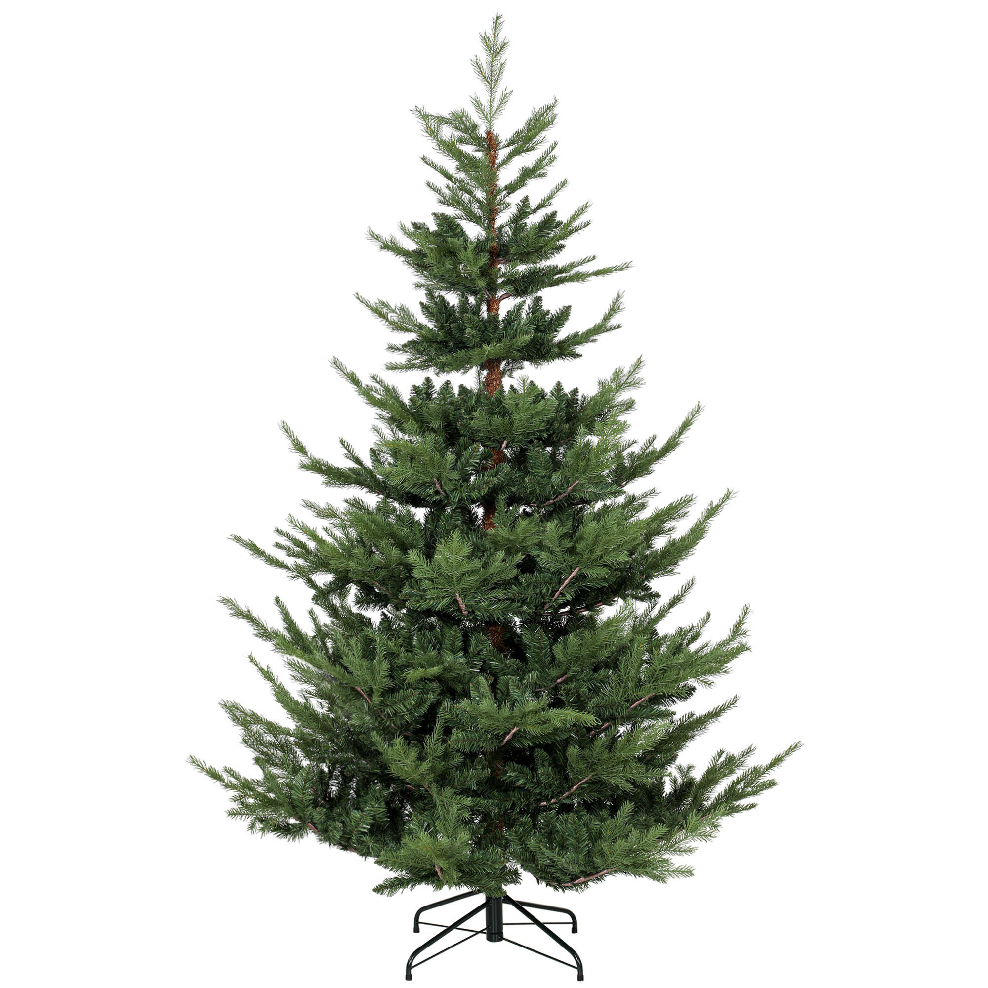 WEIHNACHTSBAUM PVC Grün - Smaragdgrün, Kunststoff (210cm) - HOMCOM