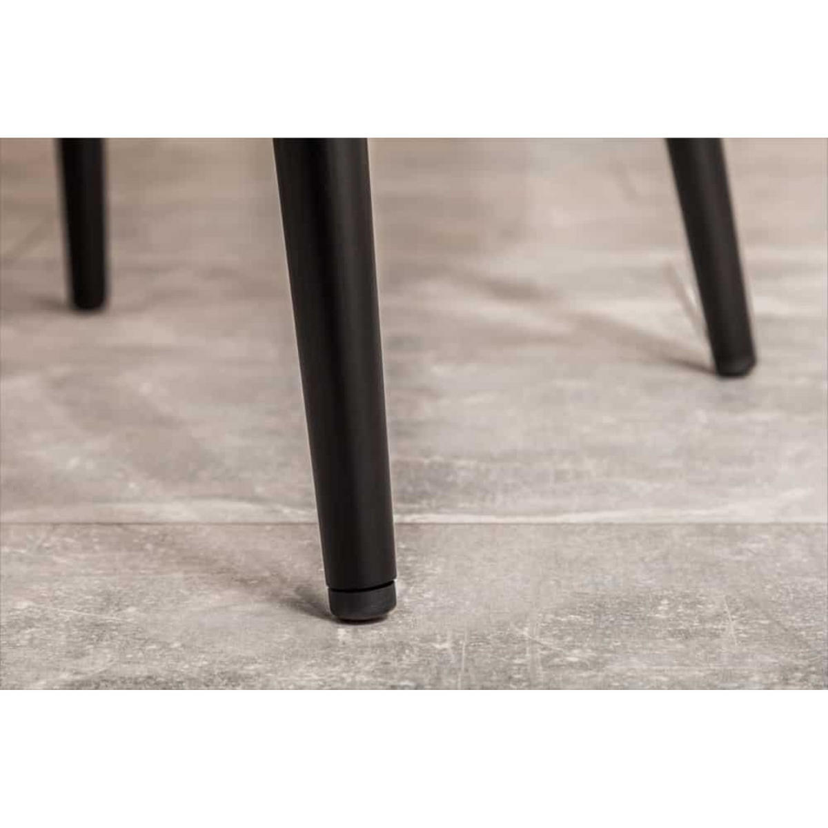ARMLEHNSTUHL TURIN Microfaser Vintage Taupe - Taupe/Schwarz, Textil/Metall (60/84/61cm) - riess-ambiente