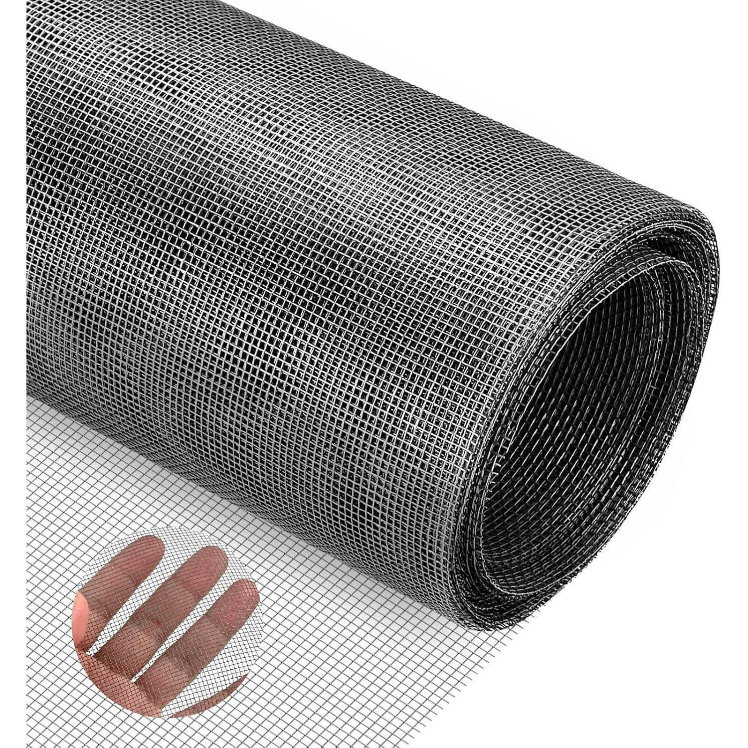 FLIEGENGITTER Meterware 270 x 150 cm Fiberglas UV-beständig - Schwarz, Kunststoff (150/1/270cm)