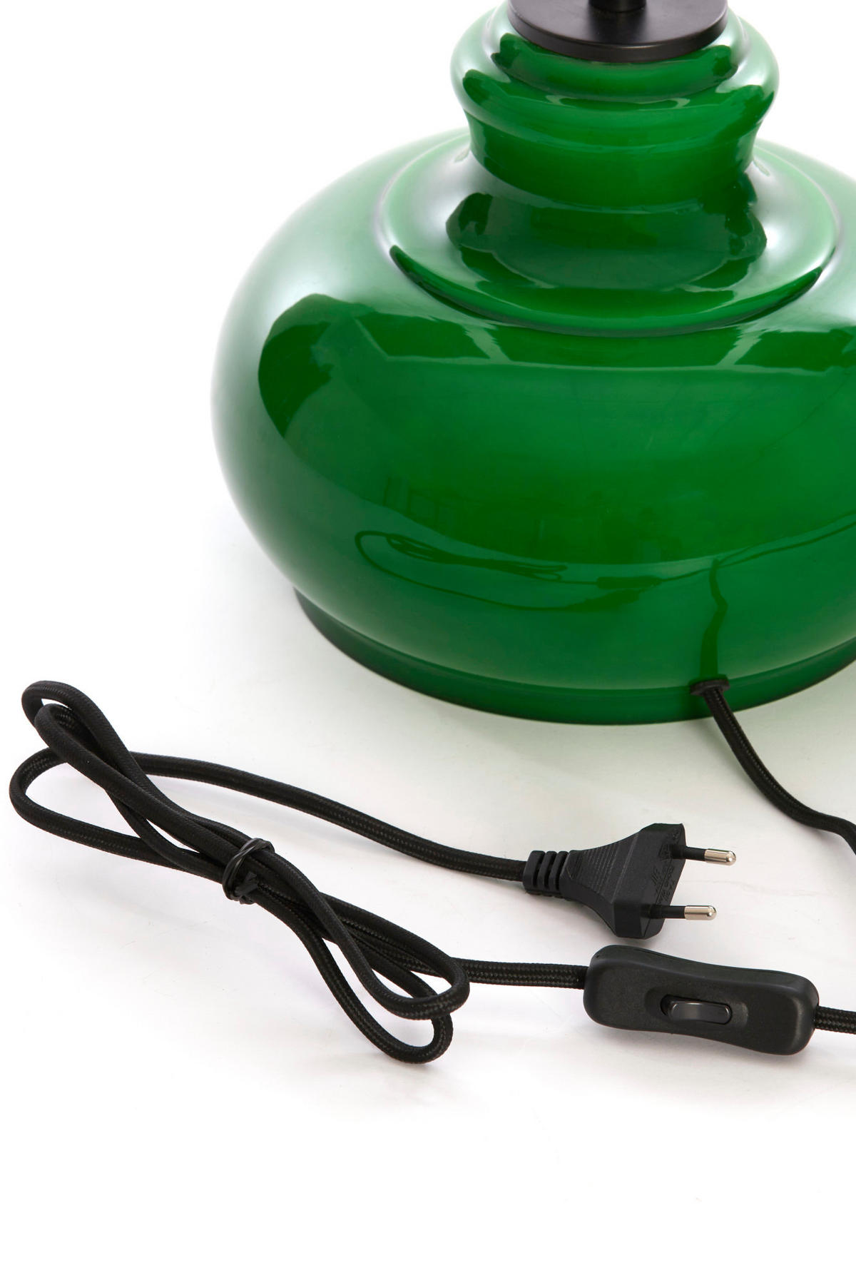 LAMPENFUSS Grün Ø28,5/33 cm - Grün, Glas (28.5/28.5/33cm) - Light & Living