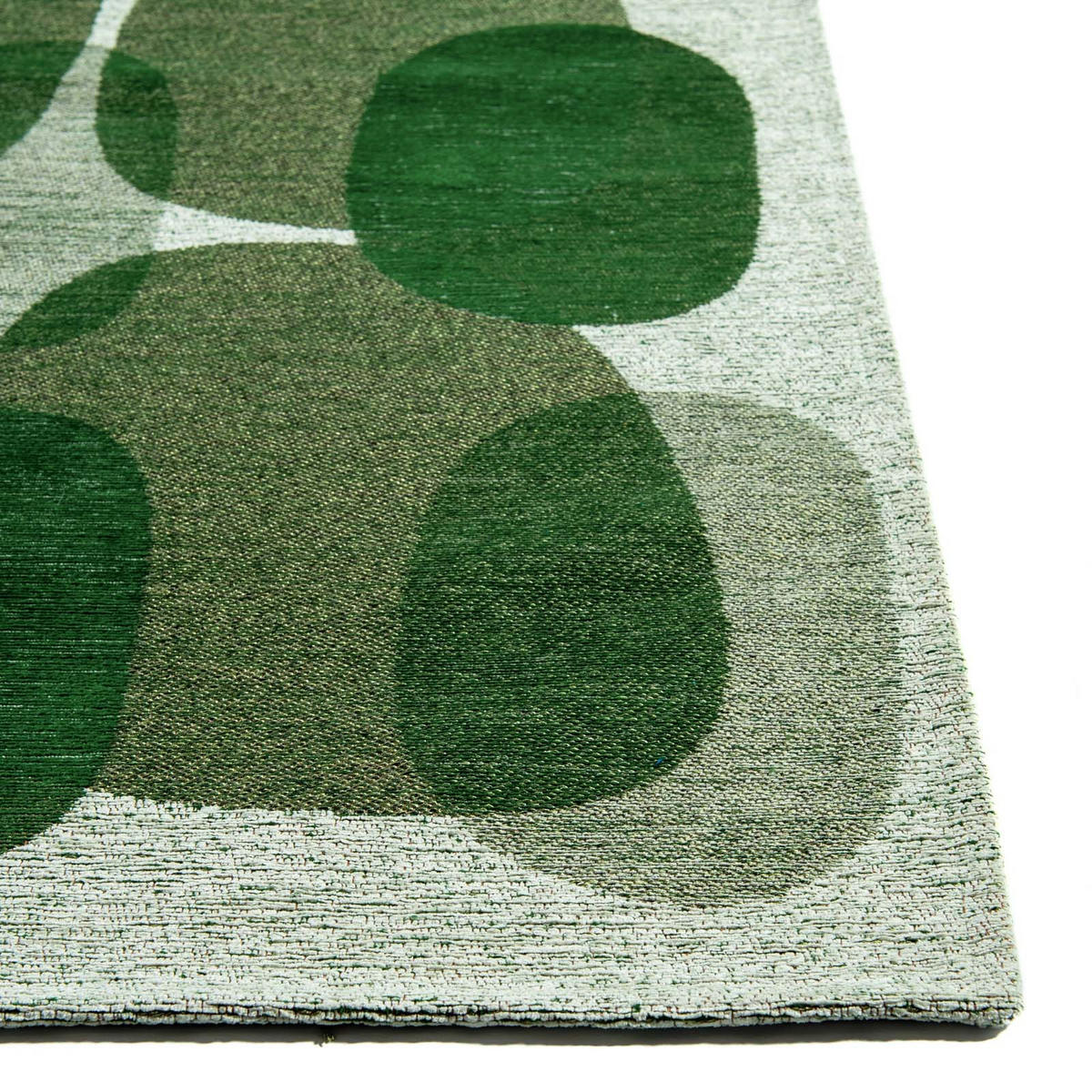 TEPPICH Hedgerow Green Lola&Moi 240/340 cm - Grün, Kunststoff/Textil (240/340cm) - Lola&Moi