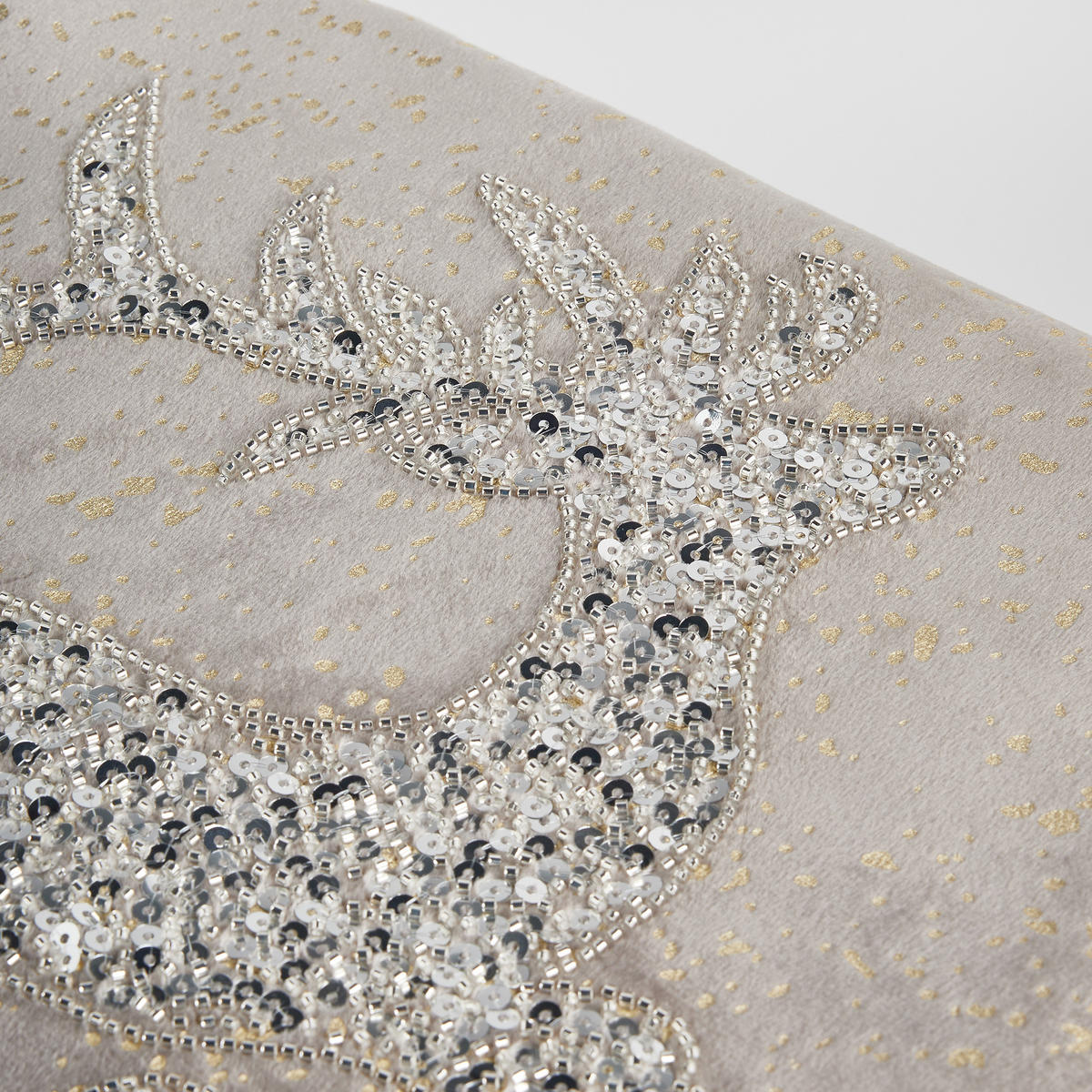 TISCHLÄUFER aus Samt DRIDIS 40x180 cm, Beige, Weihnachten Deko Tischdecke, Christmas - Beige, Kunststoff (180/40/1cm) - home&you