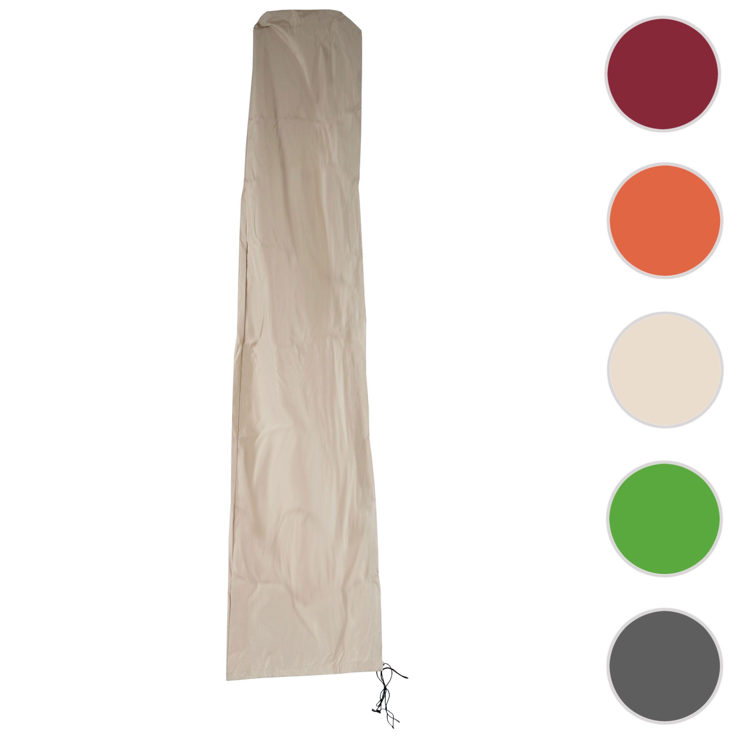SCHUTZHÜLLE MCW FÜR AMPELSCHIRM BIS 3,5M Cremeweiß - Weiß, Textil (60/265/60cm) - MCW
