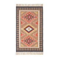 KELIM-TEPPICH Jaipur handgewebt 160/230 cm - Multicolor, Textil (160/230cm) - Homescapes