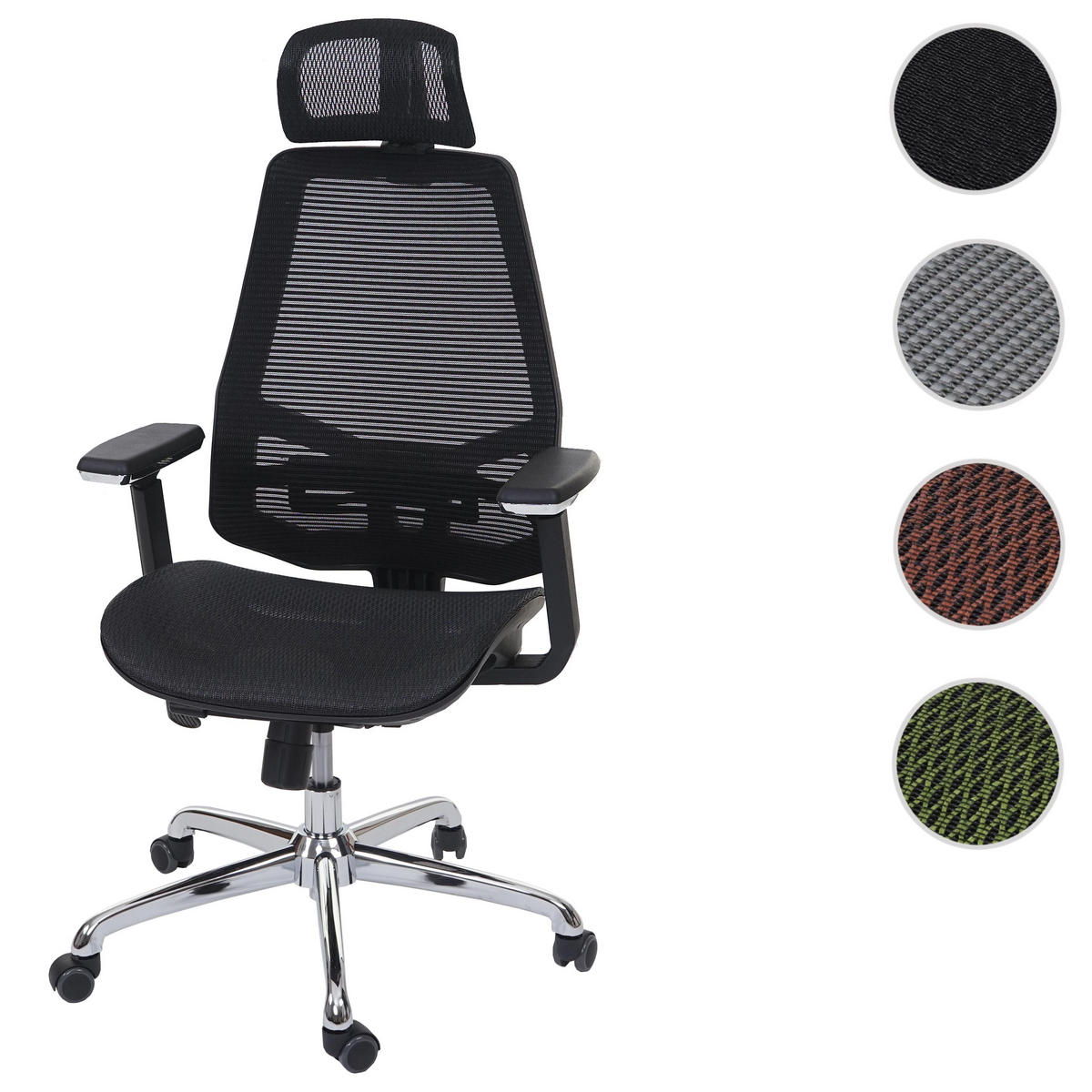 BÜROSTUHL Schwarz, Schwarz - Schwarz, Textil (65/120/62cm) - MCW