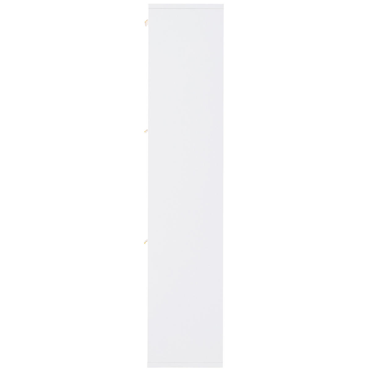 SCHUHSCHRANK in Weiß mit 3 Klappen für Flur und Eingangsbereich , B60/T24/H114 cm - Weiß, Holzwerkstoff (60/114/24cm) - STILVORA