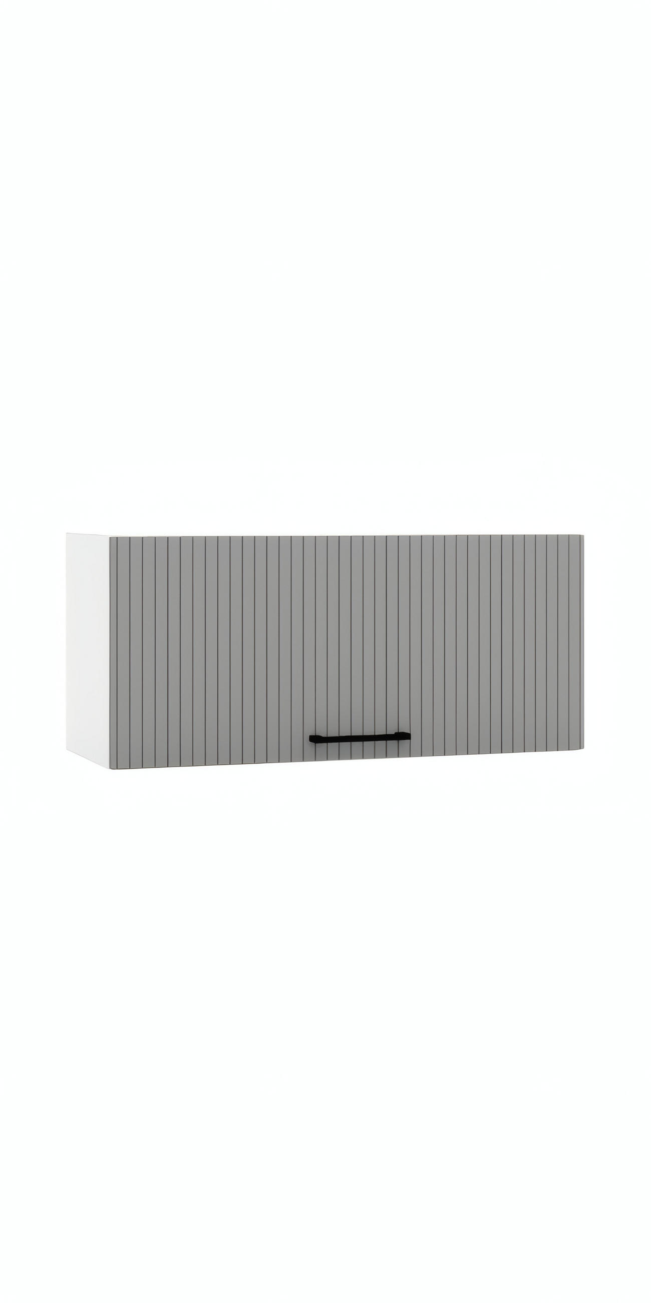 HÄNGESCHRANK W80OKGR - KENDRO - Praktische Aufbewahrungsidee - Weiß/Grau, Holz/Metall (80/36/30cm) - ROYAL24_MARKT