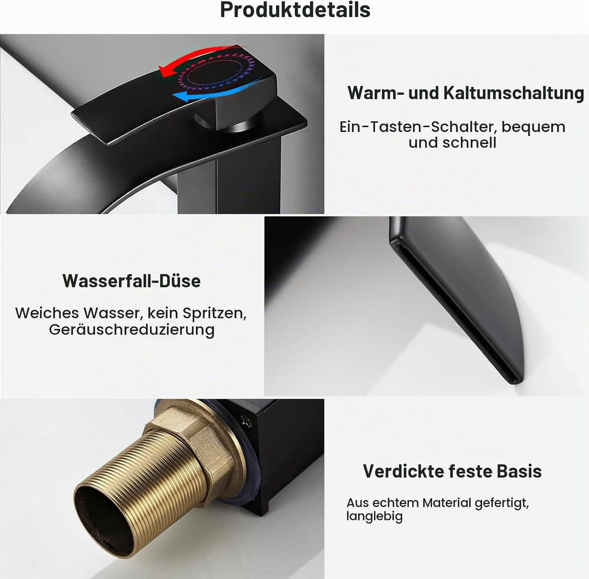 BADARMATUR, 183 x 175 mm, schwarz - Schwarz, Metall (25/7/19cm) - Vallsero