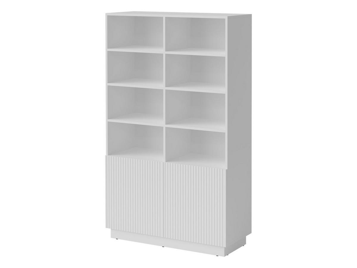 STANDREGAL Liverti 2D - Schwarz/Weiß, Holzwerkstoff/Kunststoff (100/173/42cm) - MIRJAN24