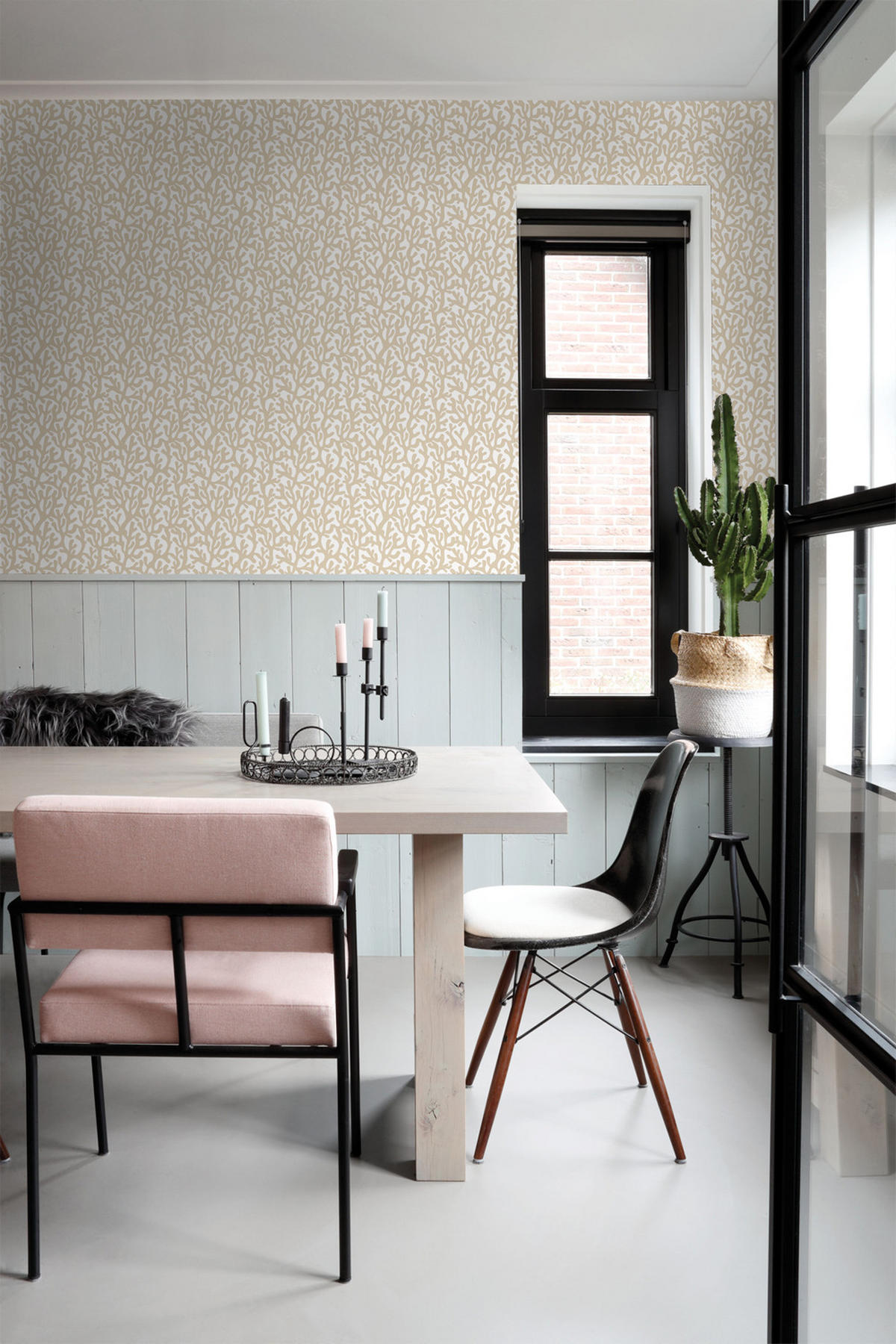 TAPETE Koralle 50 x 900 cm - Beige, Papier (50/900cm) - ESTAhome