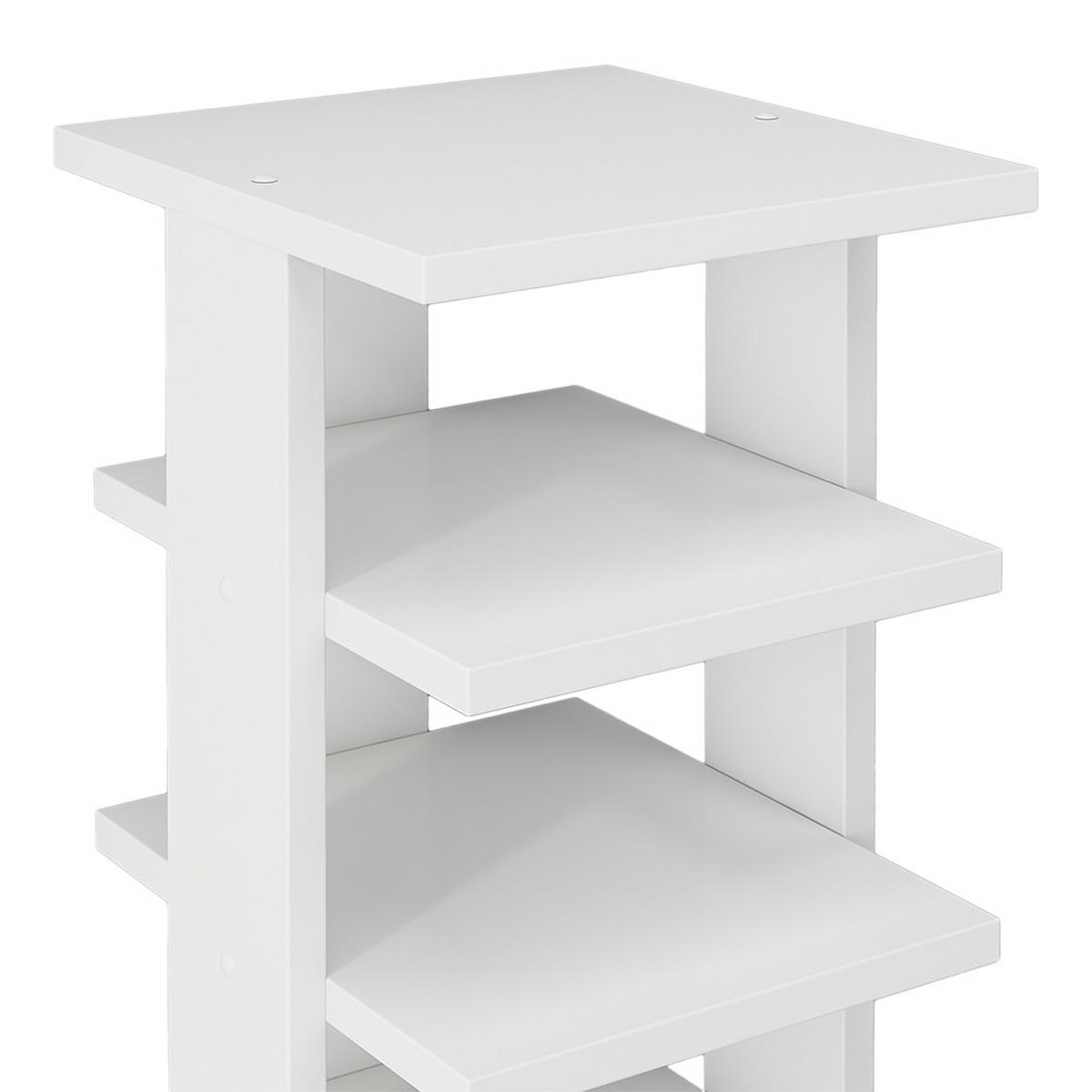 SCHUHSCHRANK Timo Weiß 26.7 x 110 cm - Weiß, Holzwerkstoff (26.7/110/27.7cm) - Vicco