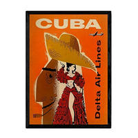 POSTER Kuba Vintage A3 Rahmenlos - Klar, Papier (29.7/5/42cm) - Nacnic
