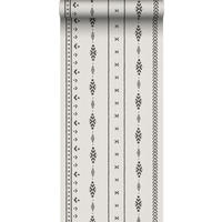 TAPETE ethnische Motive 53 cm x 10 m - Beige, Papier (53/1000cm) - Sanders & Sanders
