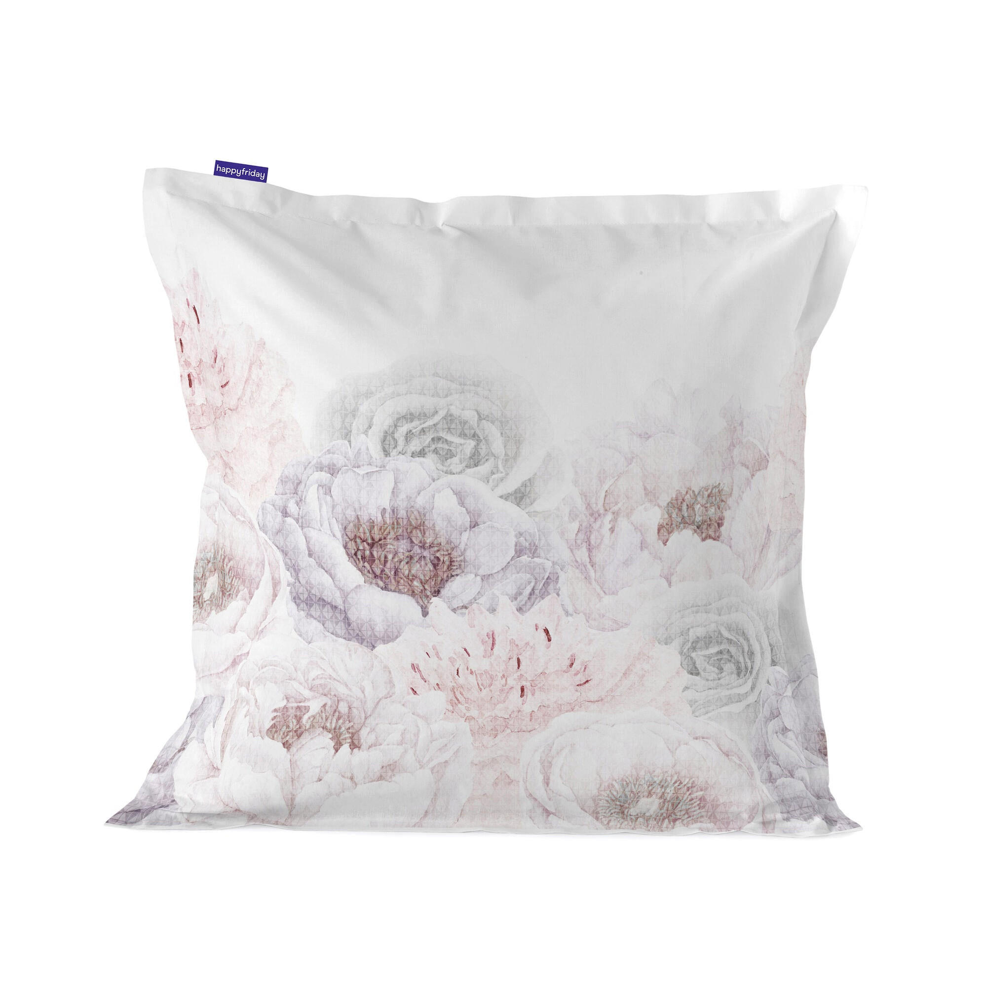 KISSENBEZUG delicate bouquet 60x60 cm mehrfarbig - Multicolor, Textil (60/60cm) - Happy Friday