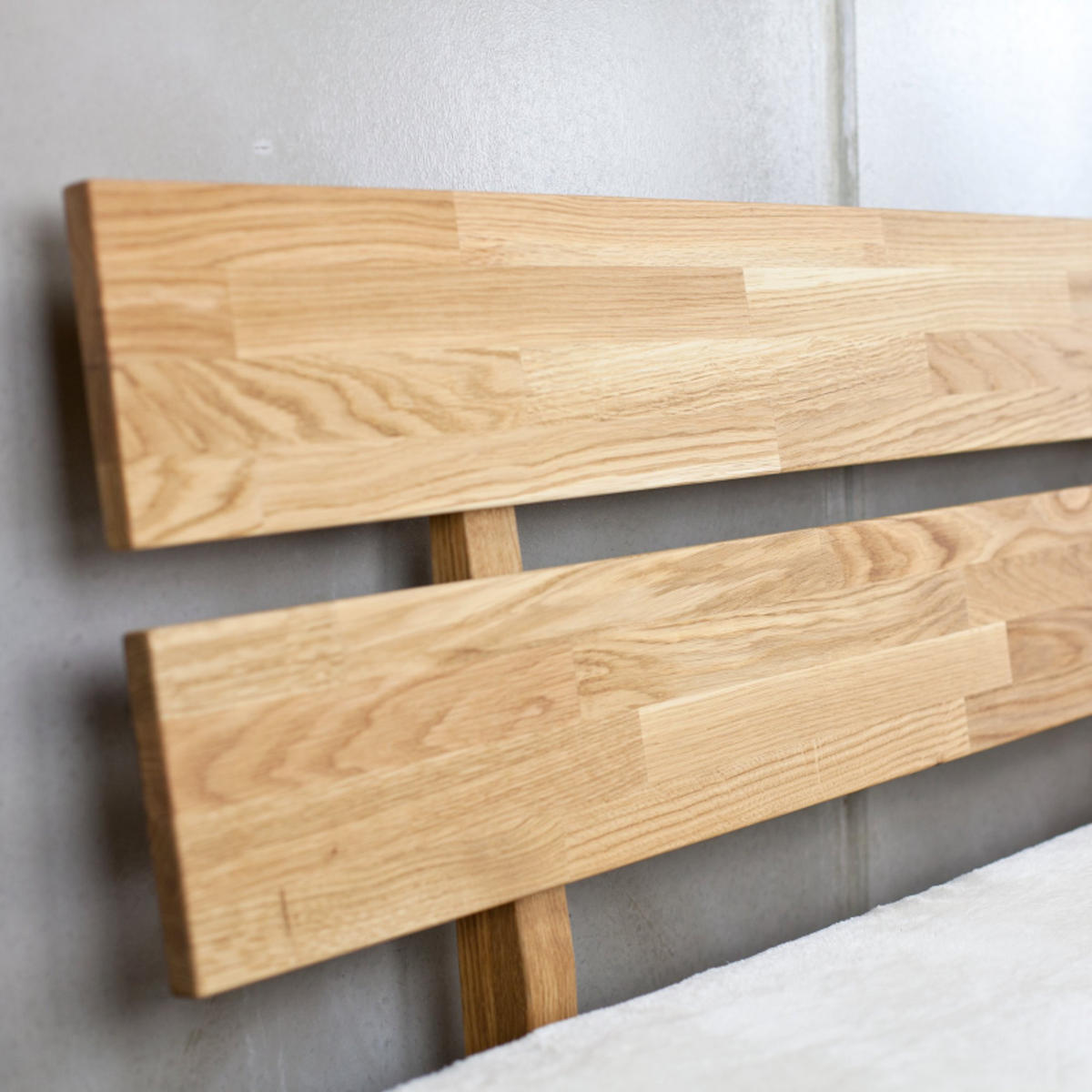 BETT 180/220 cm aus Wildeiche - Braun, Holz (180/220cm) - MeinMassivholz