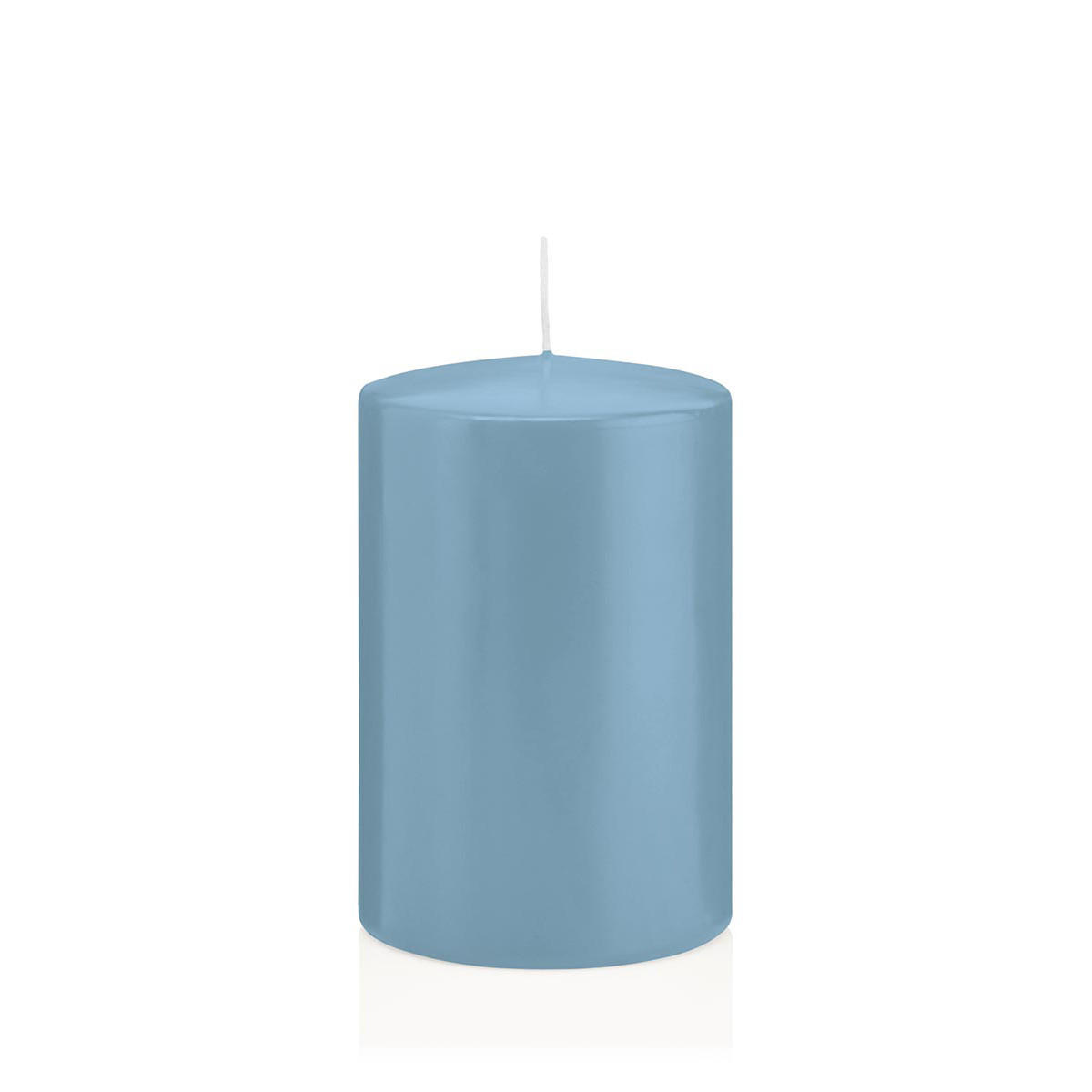 STUMPENKERZEN Hellblau Ø 98 x 150 mm, 6 Stück - Hellblau, Paraffin (10/15cm) - Wiedemann Kerzen