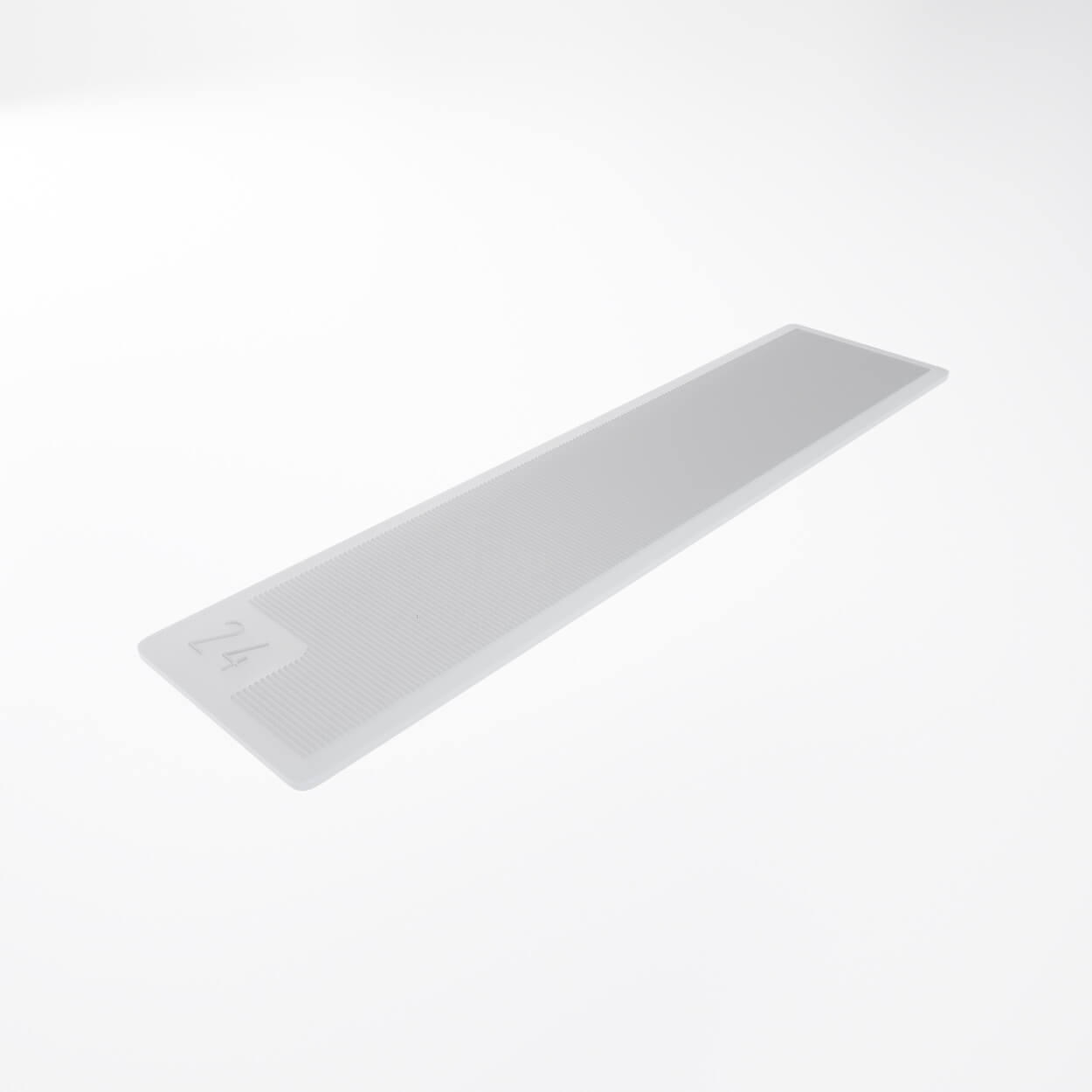 ABSTANDSHALTER Kunststoff 100 x 24 x 1 mm 500 Stück - Weiß, Kunststoff - BAUHELD