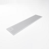 ABSTANDSHALTER Kunststoff 100 x 24 x 1 mm 500 Stück - Weiß, Kunststoff - BAUHELD