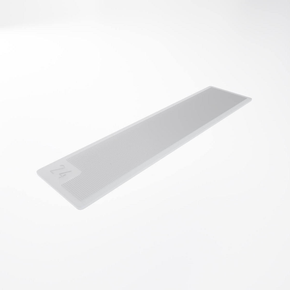 ABSTANDSHALTER Kunststoff 100 x 24 x 1 mm 500 Stück - Weiß, Kunststoff - BAUHELD