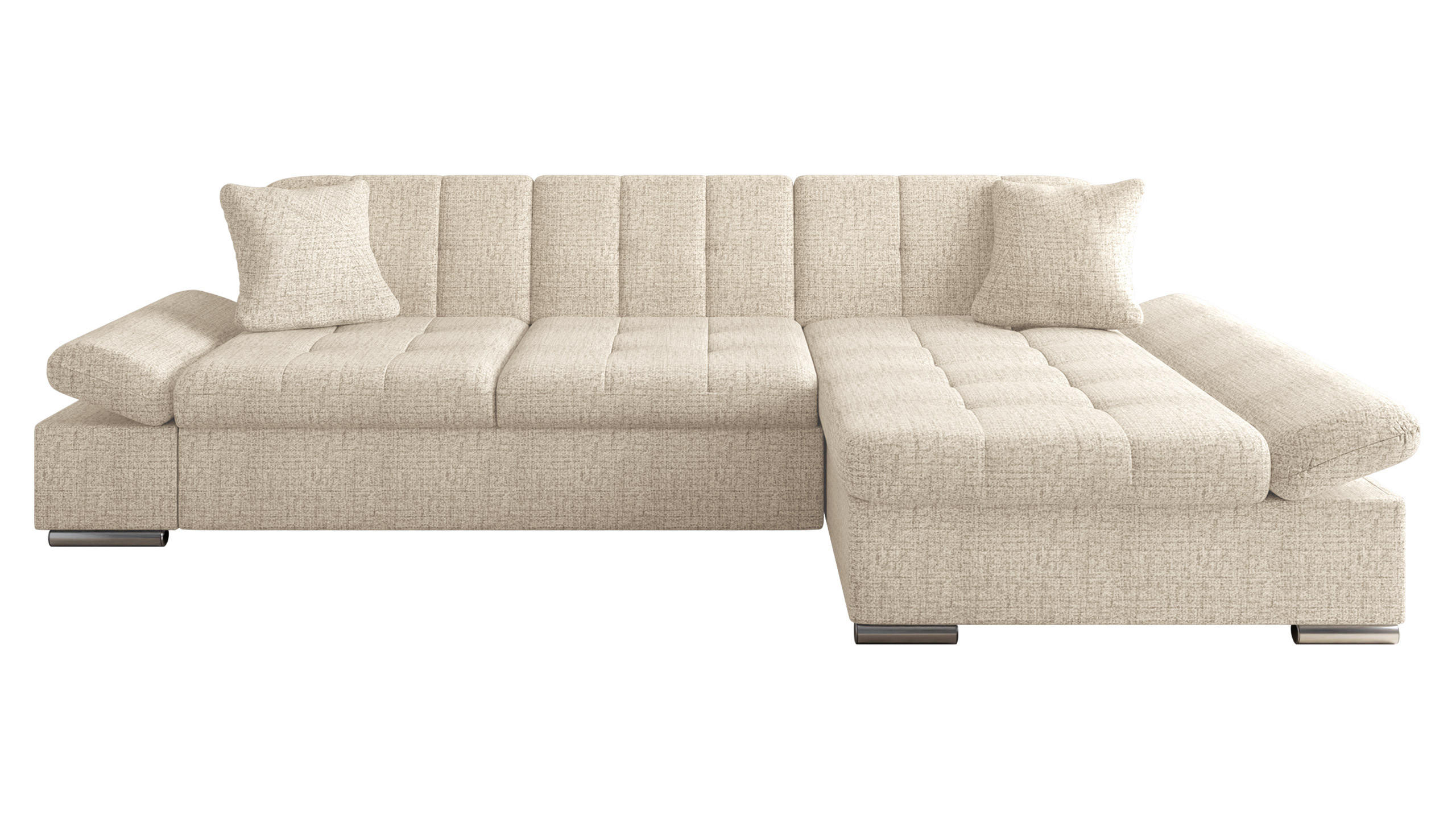 ECKSOFA Montana, Seite: Rechts - Sahara, Holz/Textil (278/161cm) - MIRJAN24