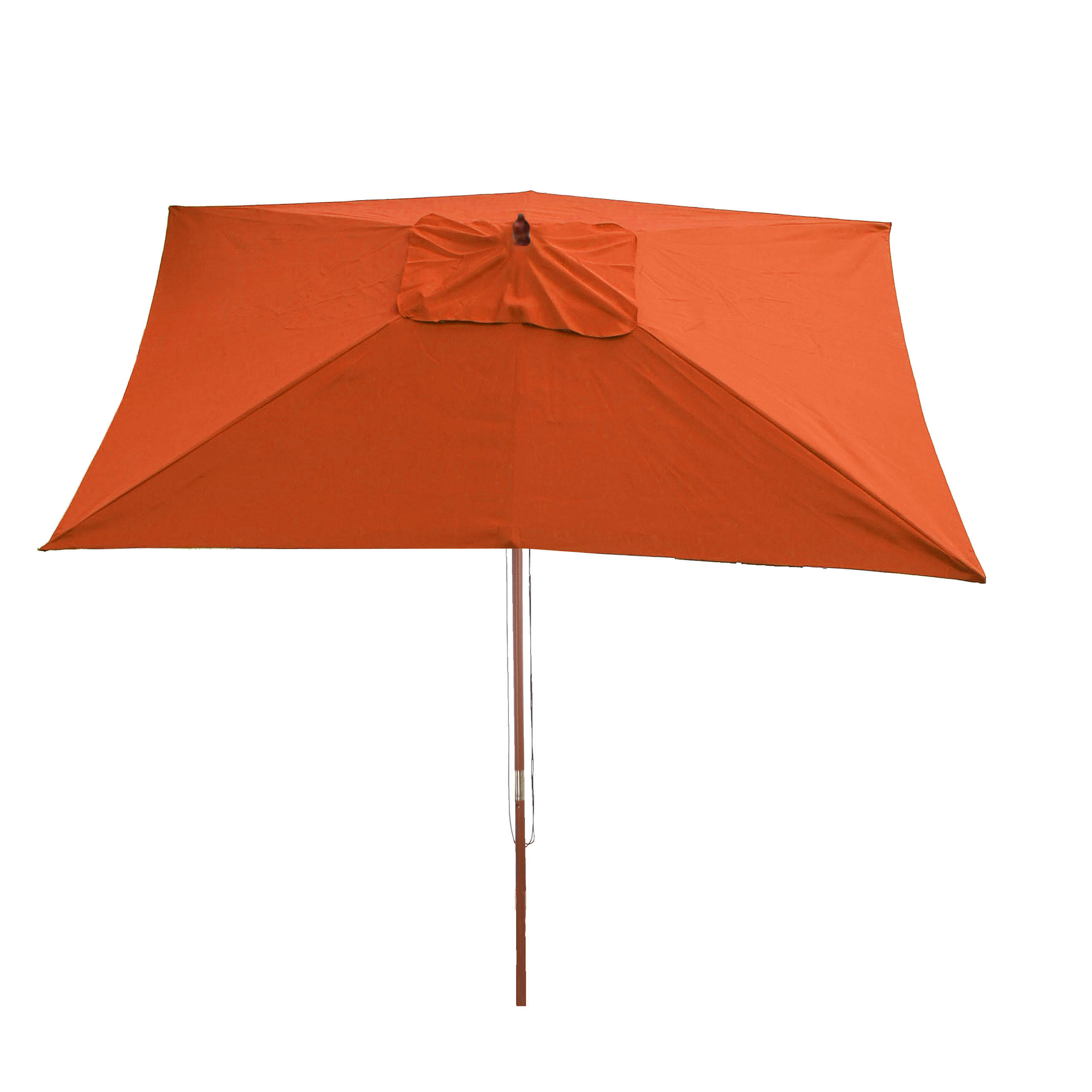 SONNENSCHIRM I Orange - Orange, Holz (300/200cm) - MCW