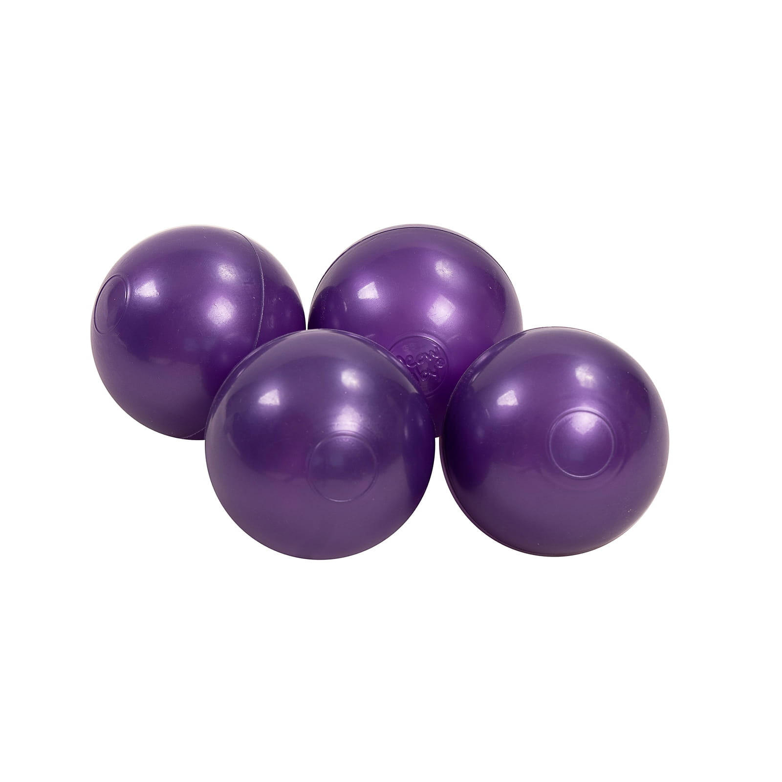 BÄLLE für Bällebad, Kinder Spielbälle, Plastikbälle 50 pcs.: Perlviolett - Violett, Textil (7/7/7cm) - MeowBaby