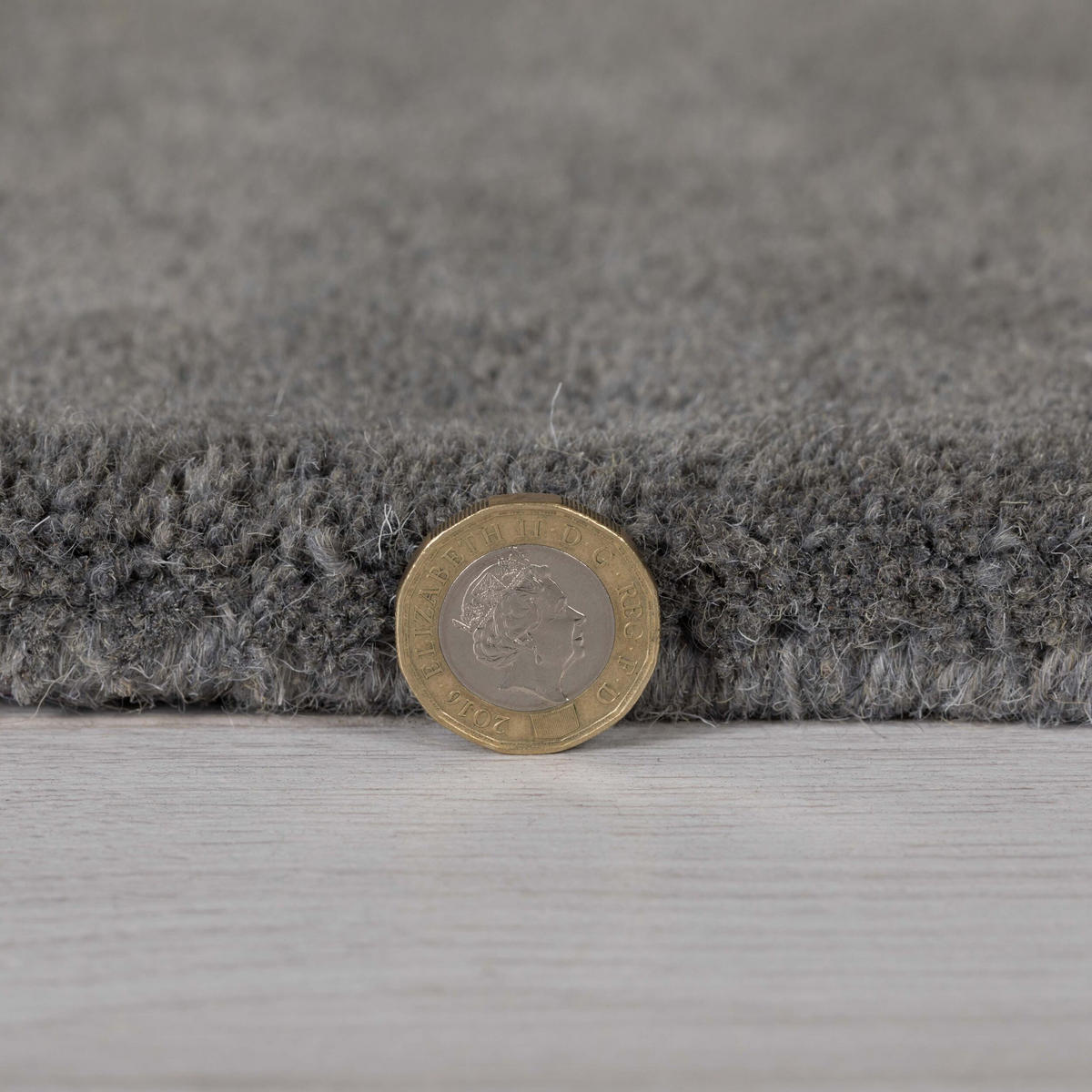 WOLLTEPPICH Geometrisch-Design, handgetuftet THAMES EVA, Grau-Rosa 60x230 cm - Grau, Textil (60/230cm) - KADIMA DESIGN