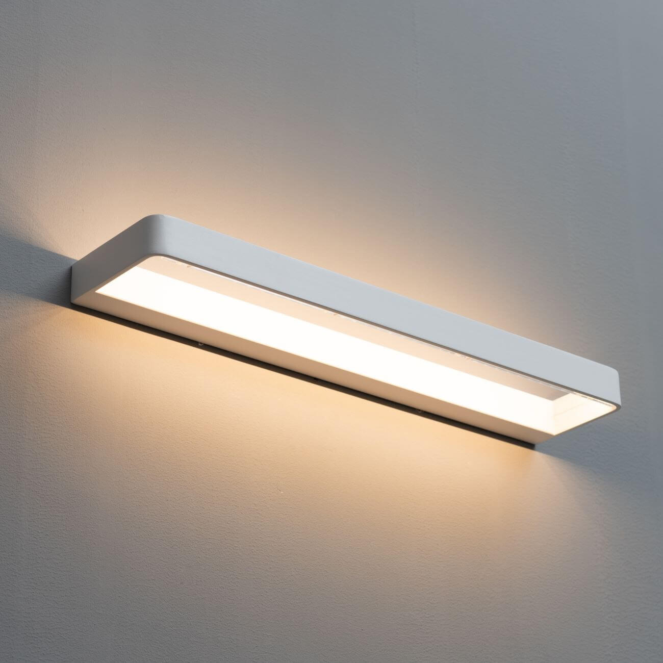 WANDLEUCHTE Verso, Weiß, 53cm - Weiß, Metall (12/4.2/53cm) - KOSILUM
