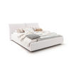 POLSTERBETT HENRY Cremeweiß Cord - Creme/Weiß, Textil (160/200cm) - KAWOLA