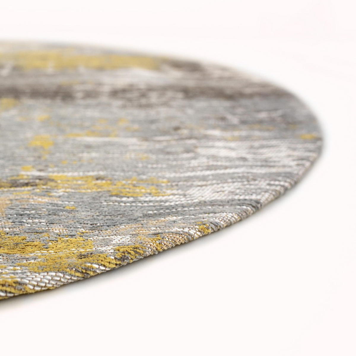 TEPPICH Sea Bright Sunny Atlantic Streaks 240/240 cm - Gelb, Textil (240/240cm) - Louis De Poortere