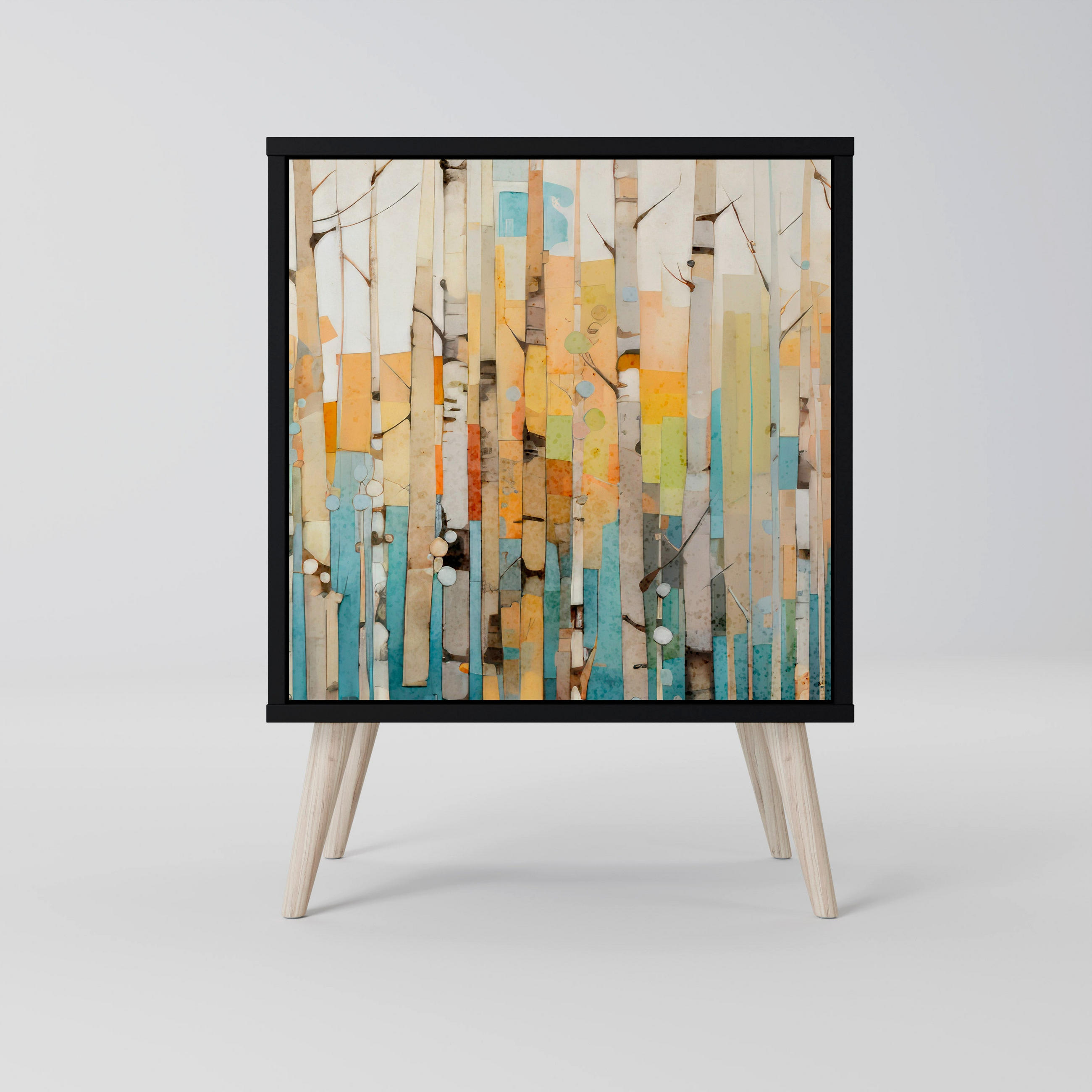 SpaceRebels Sideboard Schwarz 57.5x77.5x42 cm