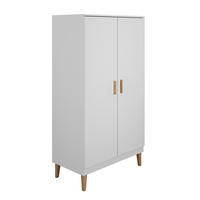 KINDERKLEIDERSCHRANK Kubi 55/184/100 - Weiß, Holzwerkstoff (55/184/100cm) - Kocot Kids