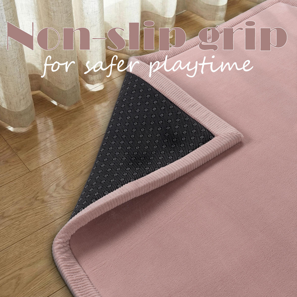 KINDERTEPPICH 80/80 cm Tatami 475 - Pink, Textil (80/80cm) - Paco Home