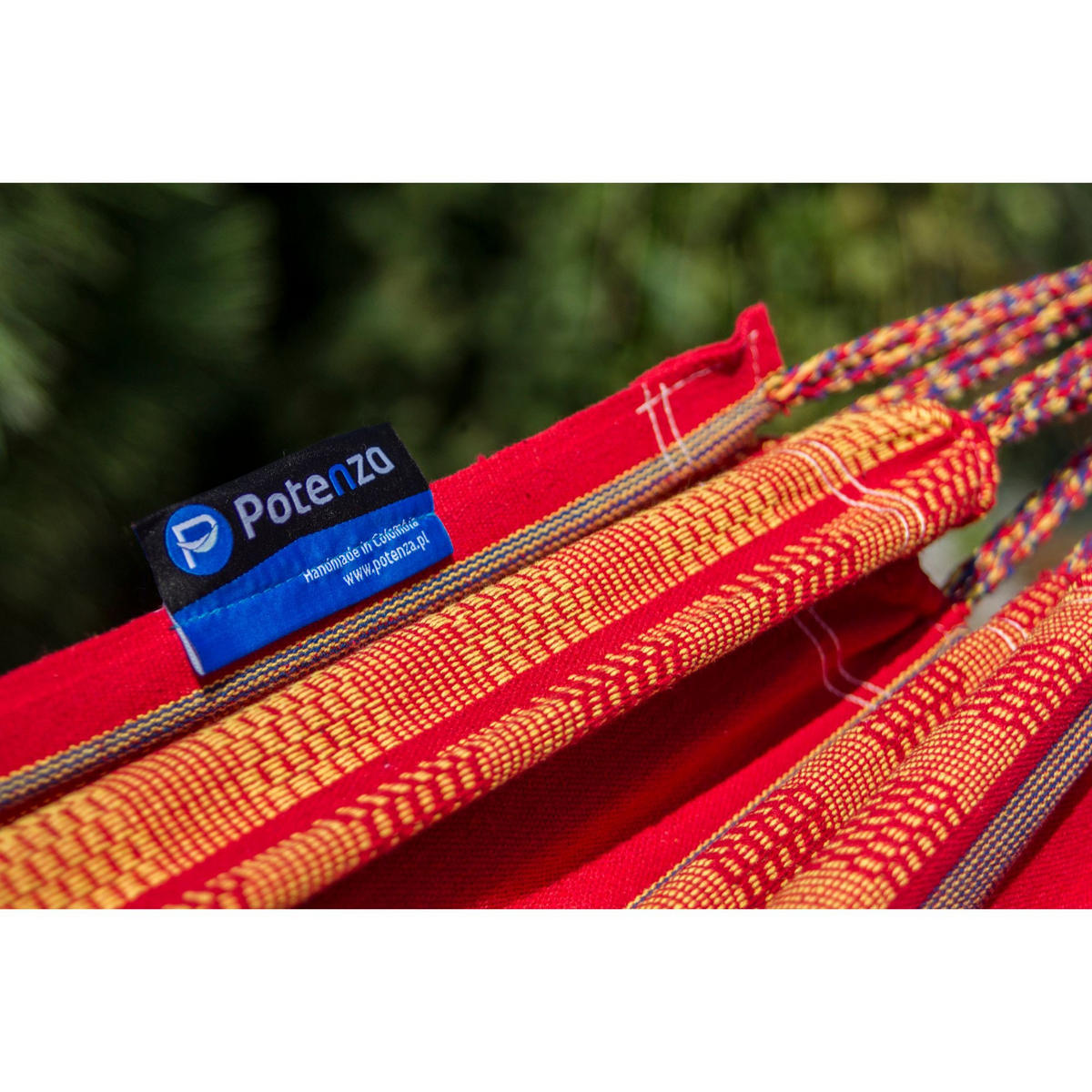 HÄNGEMATTE mit Verzinktem Gestell, 2 Personen, XL, 160 kg, Metall, Pereira Orange, einfache Montage - Rot, Metall (370/130/120cm) - Potenza