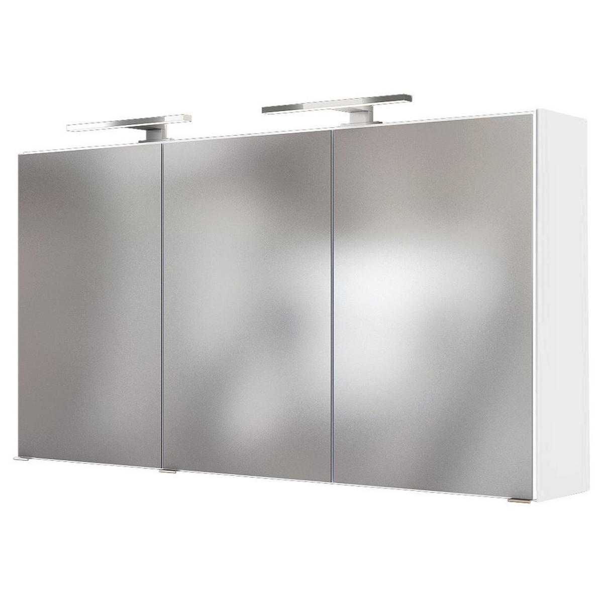 BADMÖBEL-SET 4-TLG. Florido-03 - Weiß, Holzwerkstoff (230/200/47cm) - Lomado