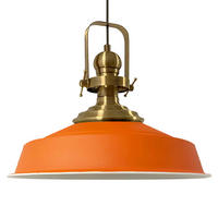 PENDELLEUCHTE Asletl 41/38 cm - Orange, Metall (38/41/160cm) - Bamyum