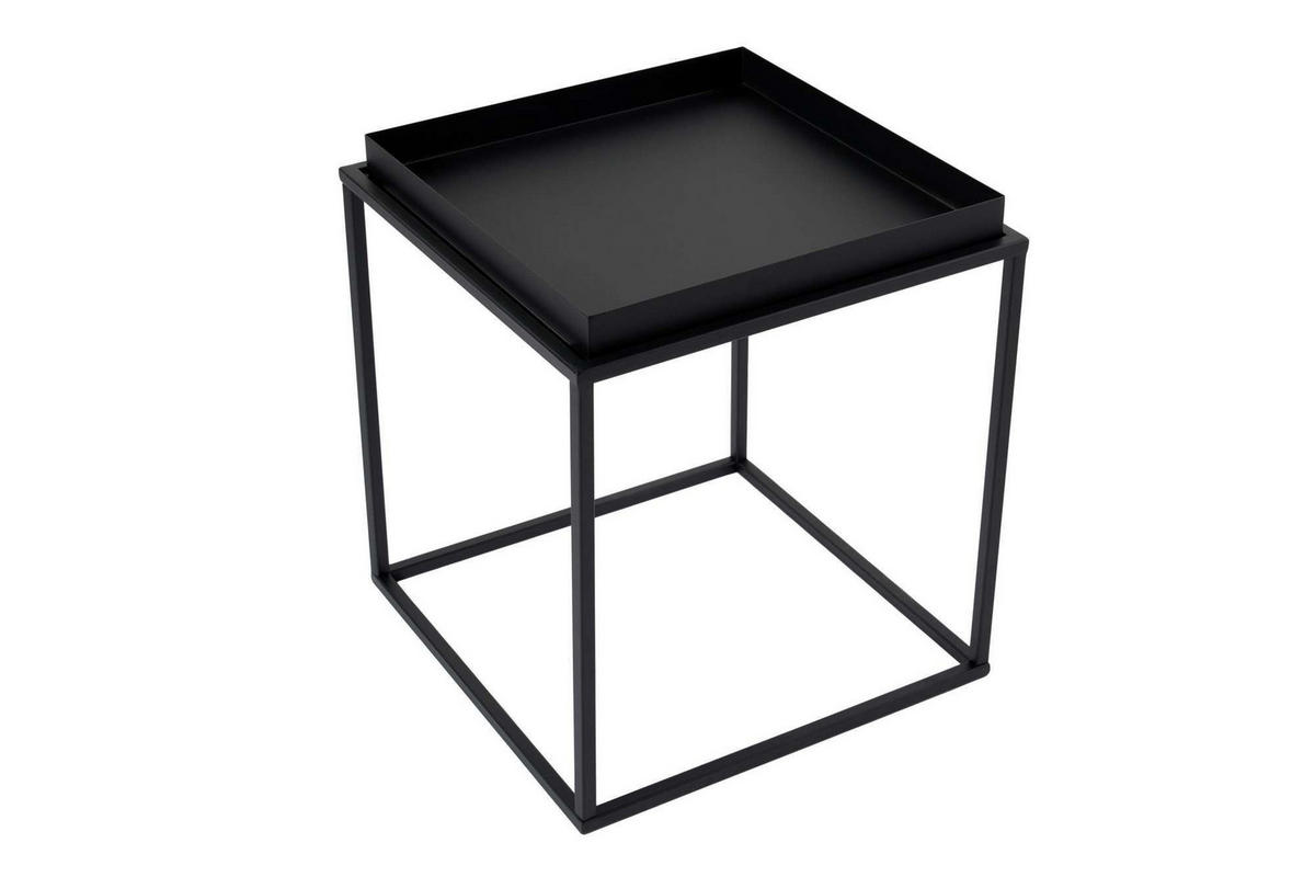 COUCHTISCH koala Schwarz - Schwarz, Holz (45/45/52cm) - Habitat Garten