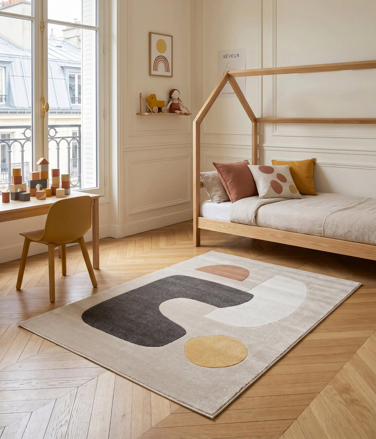 WEICHER Teppich für ein stilvolles Interieur mehrfarbig - Multicolor, Textil (160/230cm) - AFK Living