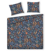 BETTWÄSCHE Feriosa - Dunkelblau, Textil (200/220cm) - home&you